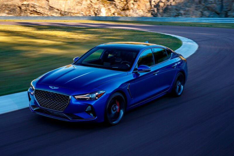 Die Koreaner beginnen ihre Produktoffensive mit der Sportlimousine G70. (Genesis)