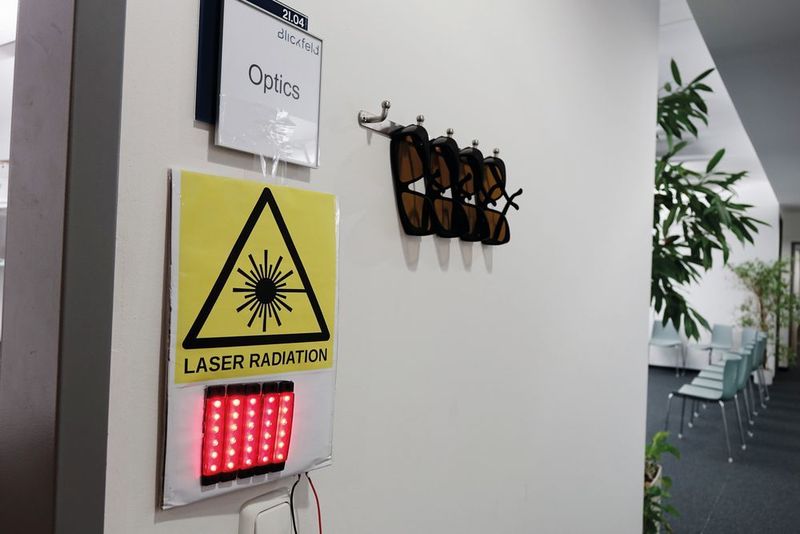 Eine der Tech-Abteilungen: „Optics“. (Svenja Gelowicz/Automobil Industrie)