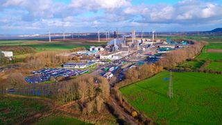 Aerial view of CF Fertilisers UK's Ince manufacturing facility near Chester, UK.  (Source: Business Wire)