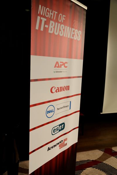 Sponsoren des Abends waren APC, Canon, Dell, ESET, Lenovo. (IT-BUSINESS)