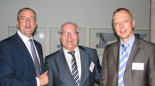 Diese drei Herren würden in fünf Jahren gerne wieder mitfeiern: (v.li.) Nicholas J. Dunning (Gottfried-Schultz-Gruppe), Alexander Götzenberger (Techno) und Ingo Fischer (Shell Deutschland). (Archiv: Vogel Business Media)
