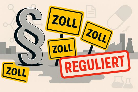 Pharma, Chemie und Energie stehen vor drei Herausforderungen: massivem Kostendruck, zunehmender Regulatorik sowie der Notwendigkeit, ihre Resilienz zu stärken.(Bild:  GPT Image Editor / KI-generiert)