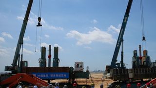 BASF hat mit Bau erster Anlagen des High-Tech-Verbundstandorts in Zhanjiang/China begonnen. (BASF)