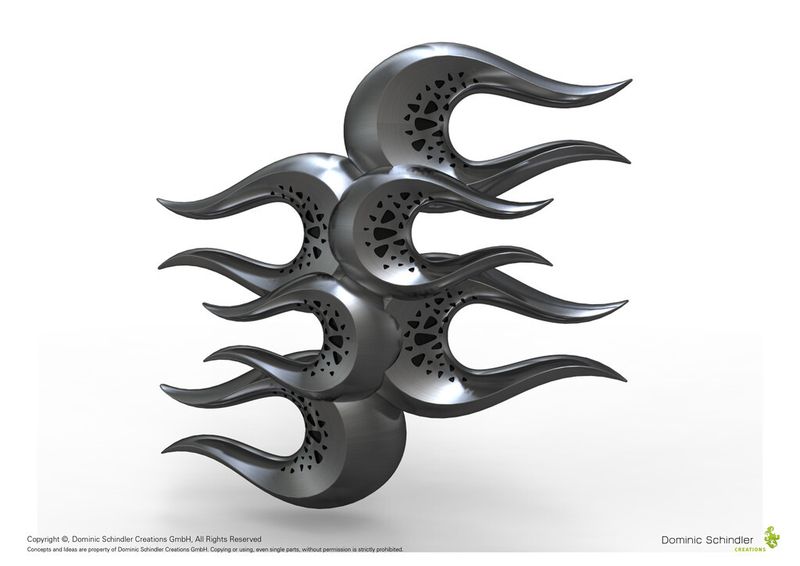 Wie eine Skulptur: Weinflaschenhalter für die 