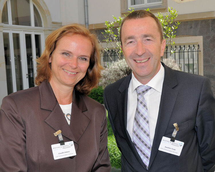 Claudia Debus und Joachim Trickl, beide Colt Communication Services (Archiv: Vogel Business Media)