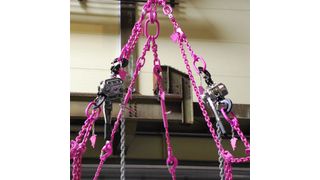 Der „Evers-Kettenbypass“ ist eine flexible, wirtschaftliche und gefahrlose Möglichkeit, Anschlagmittel wie Seile, Ketten oder Hebebänder einfach und sicher in ihrer Nutzlänge zu verändern. Bild: Evers (Archiv: Vogel Business Media)