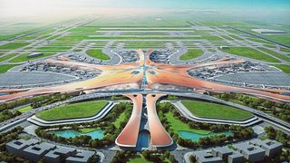 Am Flughafen Beijing-Daxing in China wird die Elektroinstallation für die Gepäcksortieranlage dezentral realisiert – zum Einsatz kommt dabei das podis-Energiebussystem von Wieland Electric. (Wieland)
