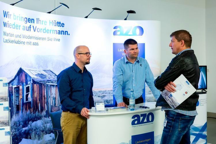 Klein aber fein: Unter diesem Motto agiert AZO. Das Unternehmen plant und baut neue Lackieranlagen, vor allem modernisiert es bestehende Anlagen und trimmt diese auf Energieeffizienz. (Stefan Bausewein)