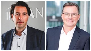 Andreas Radix (links), CEO der Intranav GmbH, und Dieter Meuser, CEO Cloud und Industrial Solutions bei German Edge Cloud, erklären ihre Kooperation. (Bild: German Edge Cloud GmbH & Co. KG)