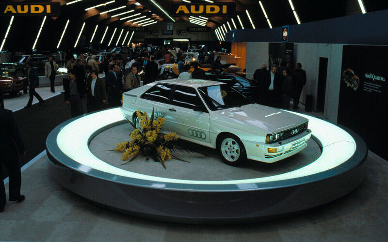 Der Ur-Quattro war teuer und selten und doch der Grundstein für den großen Erfolg des Quattro-Antriebs von Audi. (Audi)