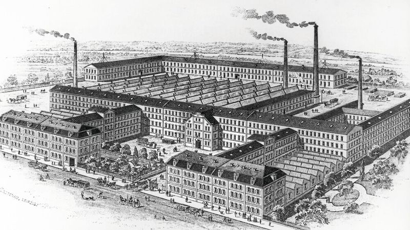 Das Opel-Werk im Jahr 1898 (Bild: Opel)