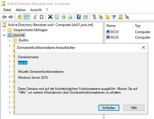 Umzug von Domänencontrollern zu Windows Server 2019 So bereiten Sie Active Directory auf eine Server-Migration vorGenerell lassen sich auch Domänencontroller auf Windows Server 2019 aktualisieren – genau, wie andere Server-Dienste auch. Allerdings muss bezüglich der Vorbereitung von Active Directory auf eine solche Server-Migration einiges beachtet werden.  Zum Artikel  (Bild: Joos / Microsoft)