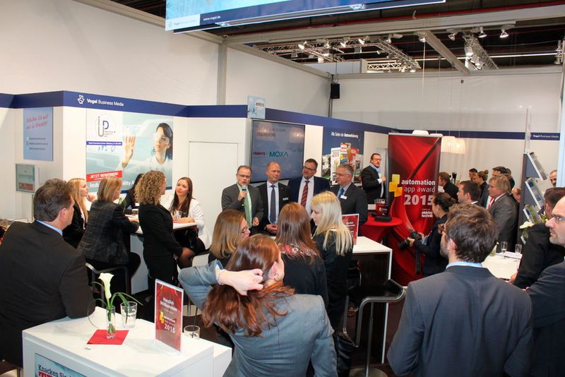 Unter allen neun Shortlist-Platzierten wurden am 25. November 2015 auf der SPS IPC Drives in Nürnberg die drei besten Automatisierungs-Apps mit dem automation app award von elektrotechnik gekürt. (elektrotechnik)