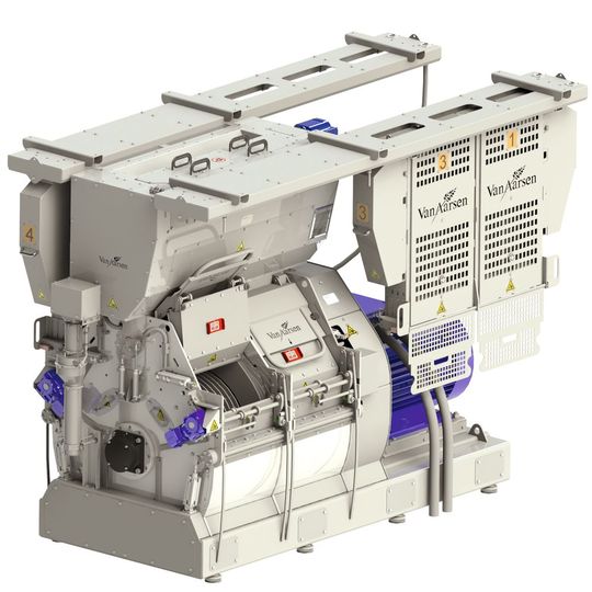 Neue Zuführungsvorrichtung mit Abscheider für schwere Teile zur Vermeidung des Explosionsrisikos in der GD-Hammermühle (Bild:  Van Aarsen)