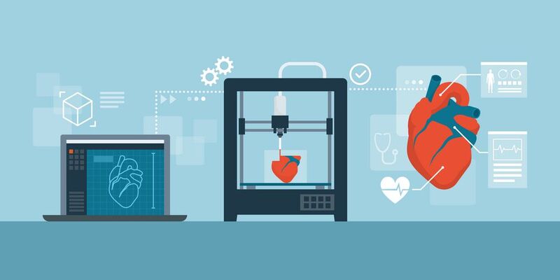 Das Drucken von Organen liegt zwar noch in weiter Ferne – trotzdem wird der 3D-Druck für die Medizintechnik immer attraktiver.