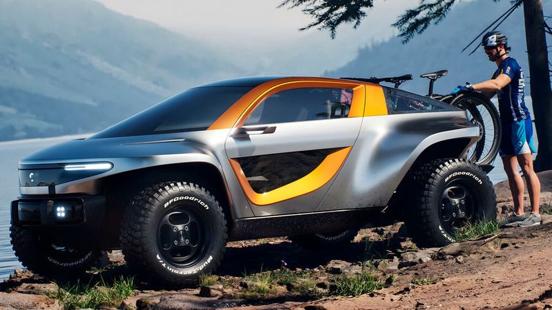 Der Skye bietet offensichtlich eine große Hecköffnung, die sich als offene Ladefläche wie bei einem Pick-up nutzen lässt. (Bild: Callum)