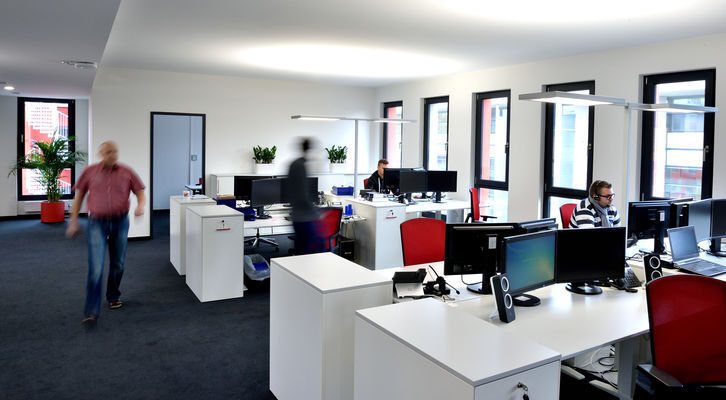 Bild 1: Die Büros für die ersten 34 Berliner Mitarbeiter von Würth Elektronik eiSos stehen bereit. (Bild: Würth Elektronik eiSos)