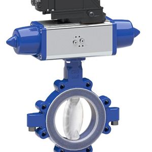 Absperrklappe der Baureihe KE mit Teflon-Auskleidung(Bild:  KSB)