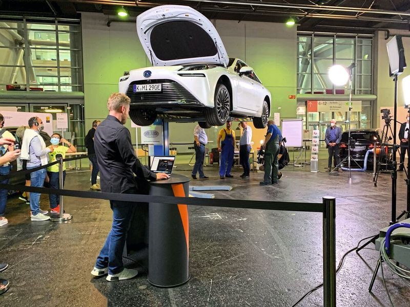 Die Automechanika Digital Plus bietet an drei Tagen in Halle 3 ein Mixed an Ständen und Exponaten aus dem Aftersales-Bereich.  (Pfaff/»kfz-betrieb«)