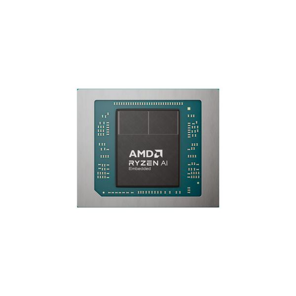 Die Prozessoren der Ryzen-AI-Embedded-X100-Serie warten mit bis zu 16 Zen-5-CPU-Cores, einer RDNA-3.6-GPU und einer NPU auf. Sie sind die Embedded-Varianten von Strix Halo. (Bild: AMD)