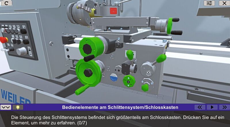 Bei den ausführlichen Testläufen für die Lerneinheiten haben die Entwickler mit der Maschinenbauschule Ansbach, verschiedenen Einrichtungen aus der überbetrieblichen Ausbildung und großen Industriepartnern wie ZF Schweinfurt kooperiert. (Bild: Weiler)