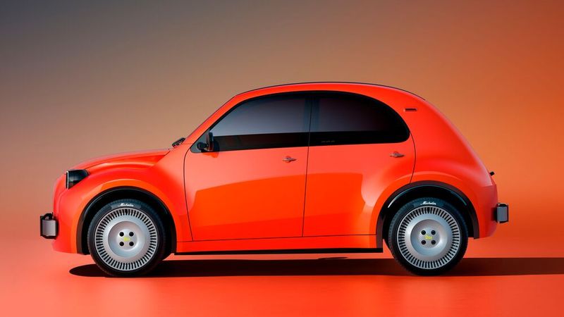 Die Proportionen stimmen: Die neue Ente gegenüber dem Ur-2CV um sieben Zentimeter auf 3,76 Meter geschrumpft. (Bild: Citroën)