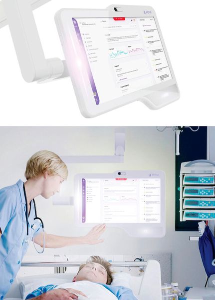 Das sprachbasierte Assistenzsystem „Mona“ von Clinomic hilft Ärztinnen und Ärzten dabei, den Überblick über die Tausenden von Daten, die stündlich pro Patient anfallen, zu behalten und sich bei der Behandlung auf das Wesentliche zu konzentrieren. (Clinomic GmbH)