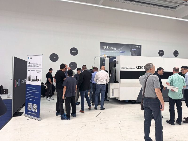 HSG Laser zeigte auf seinem Open House modernste Lasertechnologien und Live-Demonstrationen. (Bild: VCG/Sonnenberg)
