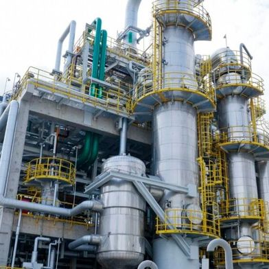 Die neue Citral-Anlage von BASF in Zhanjiang, China (Bild: BASF)