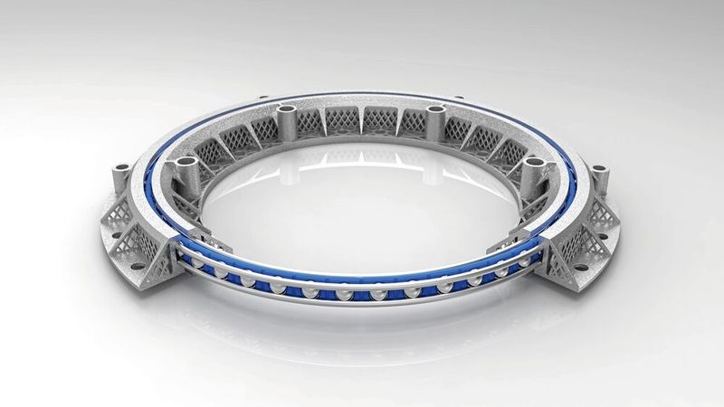 Die neuen additiv gefertigten Leichtbaulager erreichen teilweise nur noch 11 Prozent des Gewichts vergleichbarer Stahllager.  (Bild: Rosswag Engineering)