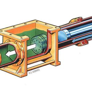 Systematische Darstellung der Einkolbenpumpe EKO 
