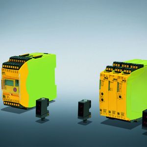 Das TÜV-Süd-zertifizierte Lösung für die sichere Kartonagenzufuhr von Pilz umfasst die Kleinsteuerung Pnozmulti 2 und Sicherheitsschaltgerät Mypnoz sowie spezielle Sensoren.(Bild:  Pilz)