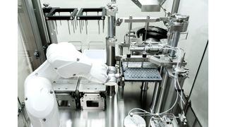 Steriline will present a new Robotic Nest Filling Machine at Interphex 2023.   (Source: Steriline)