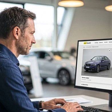 Autoscout 24 führ einen Inserate-Assistenten für Händler auf Basis künstlicher Intelligenz ein. (Bild: Gemini / Flash Image 3.1 / KI-generiert)