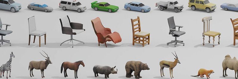 „GET3D“ (Generate Explicit Textured 3D) verdankt seine Bezeichnung der Fähigkeit, explizit texturierte 3D-Meshes zu generieren - die von ihm erstellten Formen die Form von Dreiecks-Meshes haben. „GET3D“ (Generate Explicit Textured 3D) verdankt seine Bezeichnung der Fähigkeit, explizit texturierte 3D-Meshes zu generieren - die von ihm erstellten Formen die Form von Dreiecks-Meshes haben.