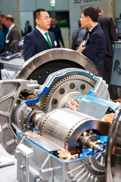 Der Stand der Schaeffler Technologies AG & Co. KG. (Messe Berlin)