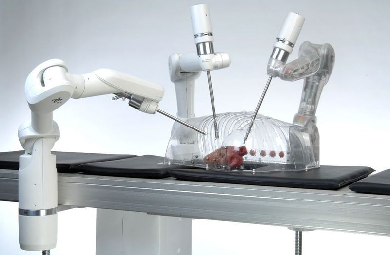 Mirosurge ist ein innovatives Robotiksystem für die minimal invasive Chirurgie Bild: Deutsches Zentrum für Luft- und Raumfahrt e.V. (DLR) (Archiv: Vogel Business Media)