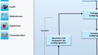 Startseite der Audit-Software. (Qumsult)
