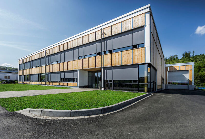 Der neue Unternehmenssitz von Croso International in Holzbauweise. (Meta)
