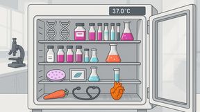 Abb.1: Von Gentherapie über Wirkstoffforschung und Mikrobiologie bis zu Pflanzenzellkulturen: Inkubatoren sind unverzichtbar für zahlreiche Labore (Symbolbild). (Bild: GPT Image Editor / KI-generiert)