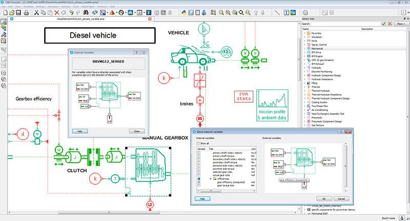 LMS Imagine.Lab Amesim 14 bietet starke Solver und numerische Fähigkeiten in Verbindung mit leistungsfähigen Analysewerkzeugen. (Bild: Siemens PLM Software)