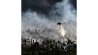 Rauch von den verheerenden Waldbränden in Kanada ist bis nach Europa transportiert worden. (gemeinfrei)