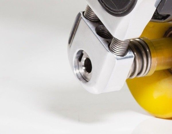 Detailansicht der E-Motorbestigung (Kickr)