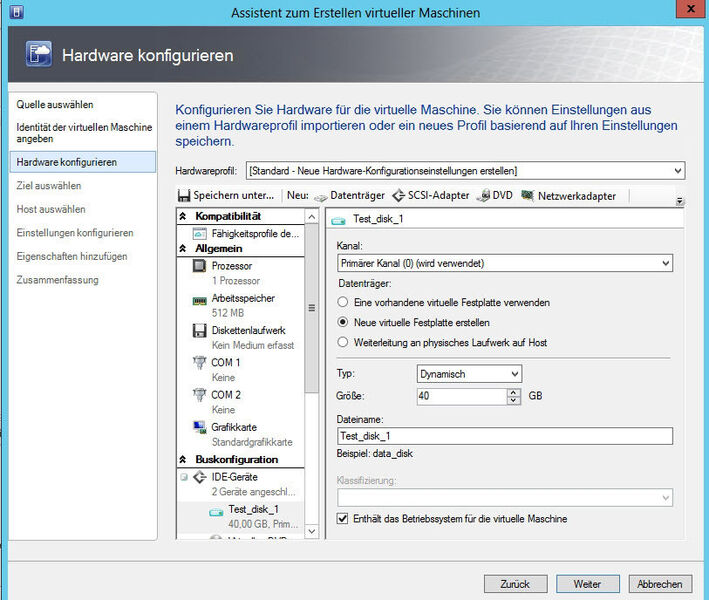 Windows Server 2012 R2 wird mit System Center 2012 R2 verwaltbar sein, zum Beispiel System Center Virtual Machine Manager 2012 R2. (Bild: Microsoft)