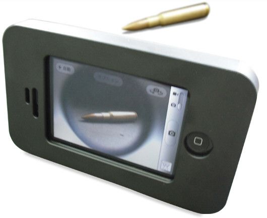 Für rund 500 Euro kann das iPhone 4 oder 4s sogar kugelsicher gemacht werden – mit dem iPhone-Case von Marudai. (Bild: Marudai)