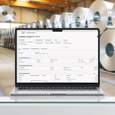 EMW Scale is already SAP-compatible today and thus seamlessly integrable into modern ERP environments. (Image:EMW Steel Service Center)