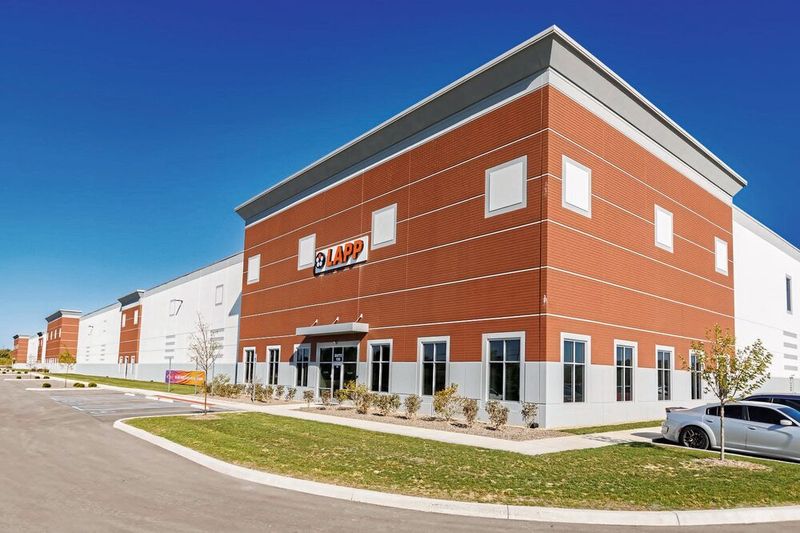 Das Siegbert E. Lapp Logistikcenter in Brownsburg, Indiana, ging 2023 in Betrieb. (Bild:  Lapp)