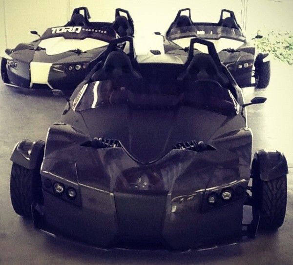 Der Torq Roadster: das elektrisch angetriebene Trike mit 300 kW könnte in einem Batman-Film mitspielen (Bild: Epic Electric Vehicles)