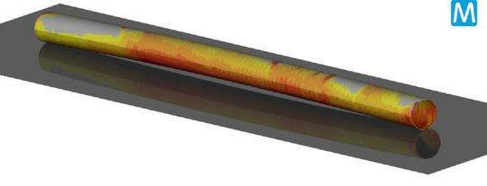 (Bild 3: Beurteilung der späteren Produktqualität; Beispiel geschweißtes Rohr. Bild: Data-M)