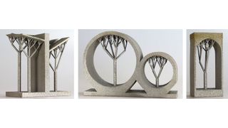 Inspired by nature: Bionic support structures for metallic 3D printing bind up to 83 percent less material. (Image:iLAS_TUHH)